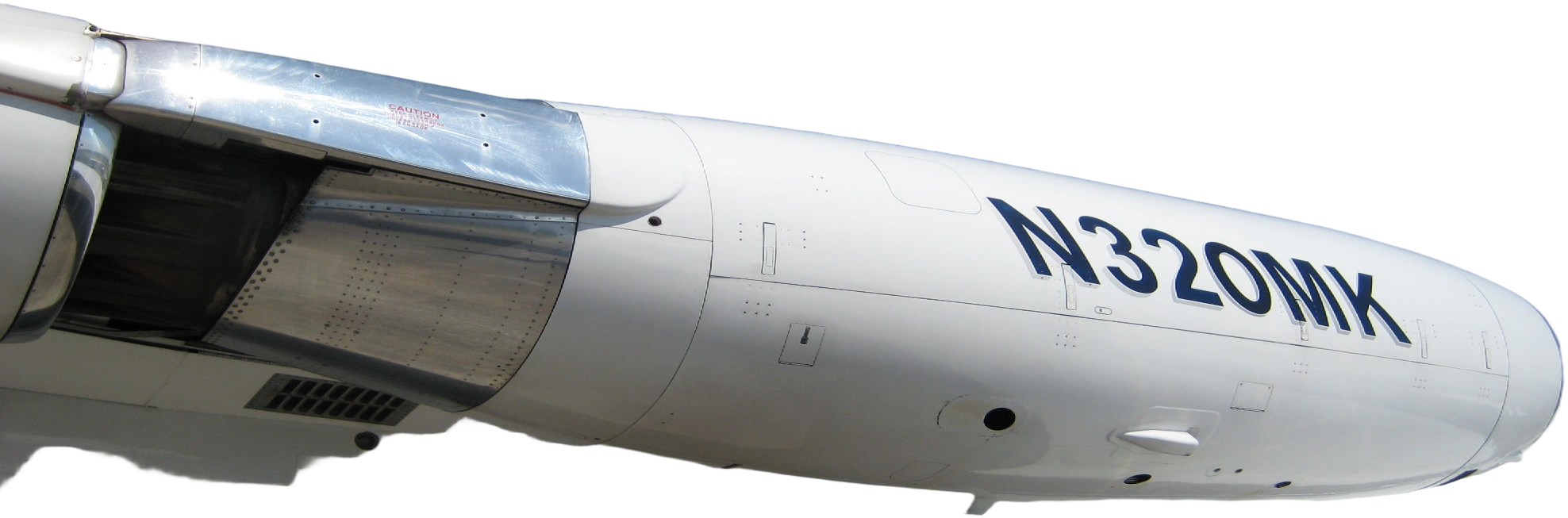 Image of tail N320MK