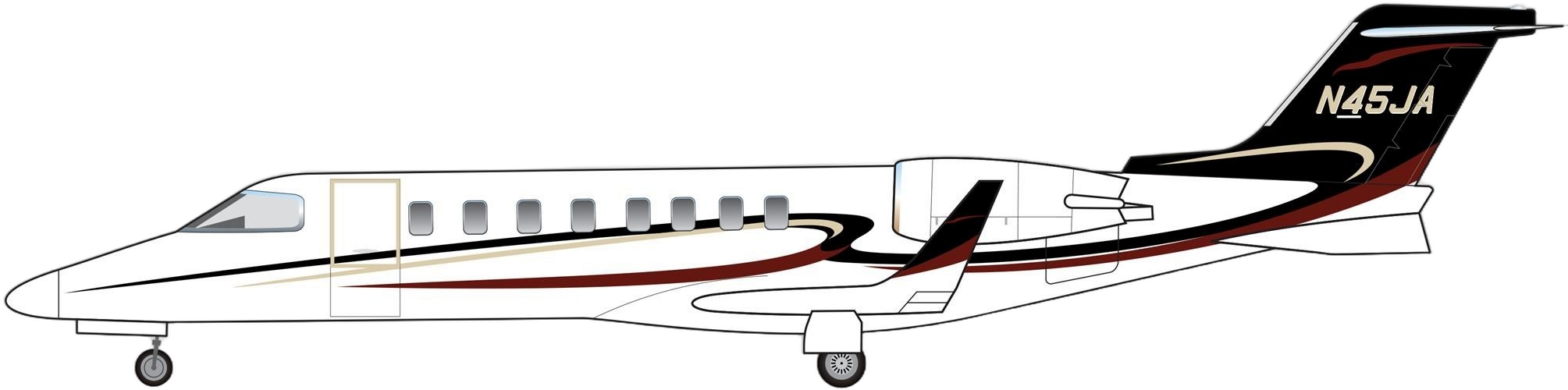 Image of tail N45JA