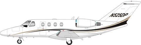 Image of tail N525DP