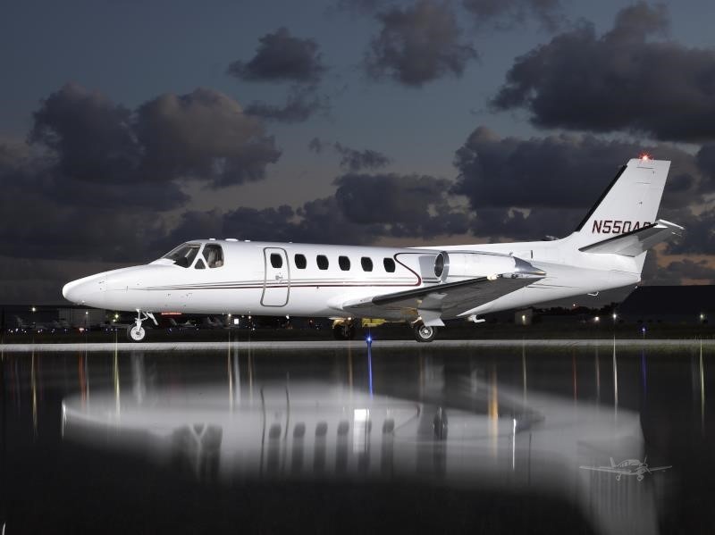 Image of tail N550AB