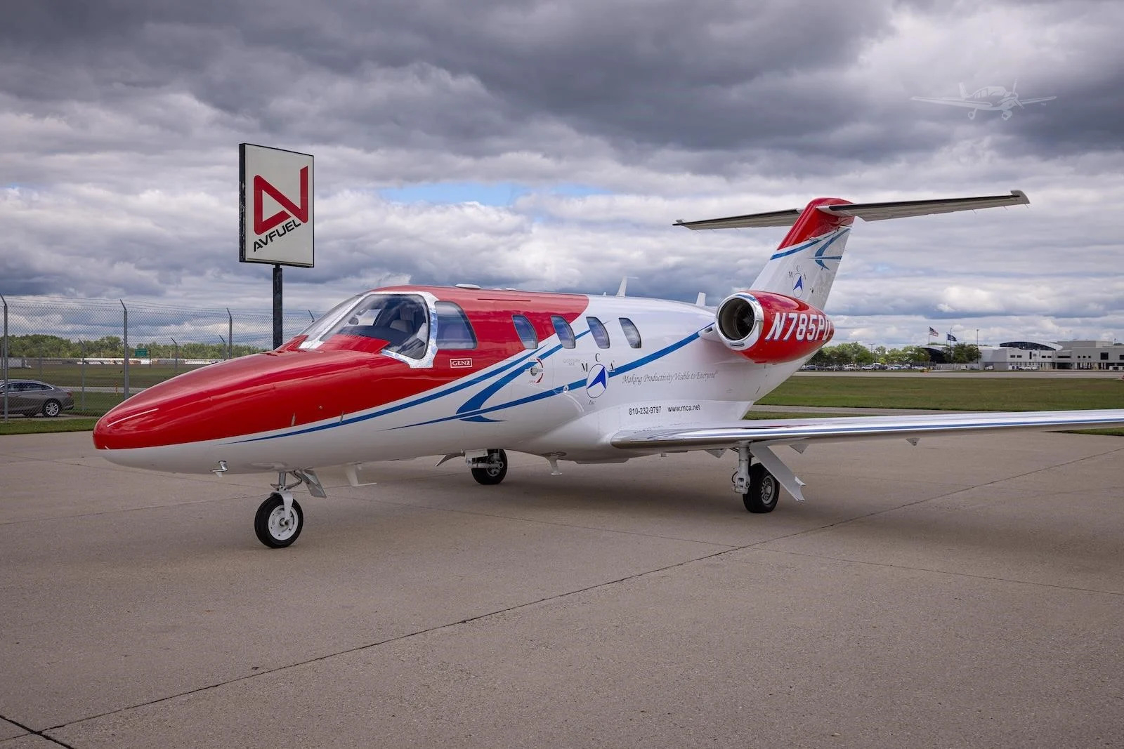 Image of tail N785PD